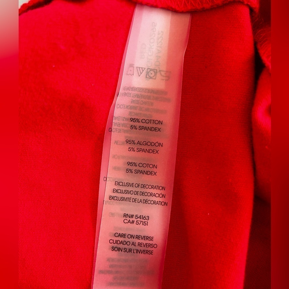 Red Calvin Klein tshirt dress - Picture 7 of 10